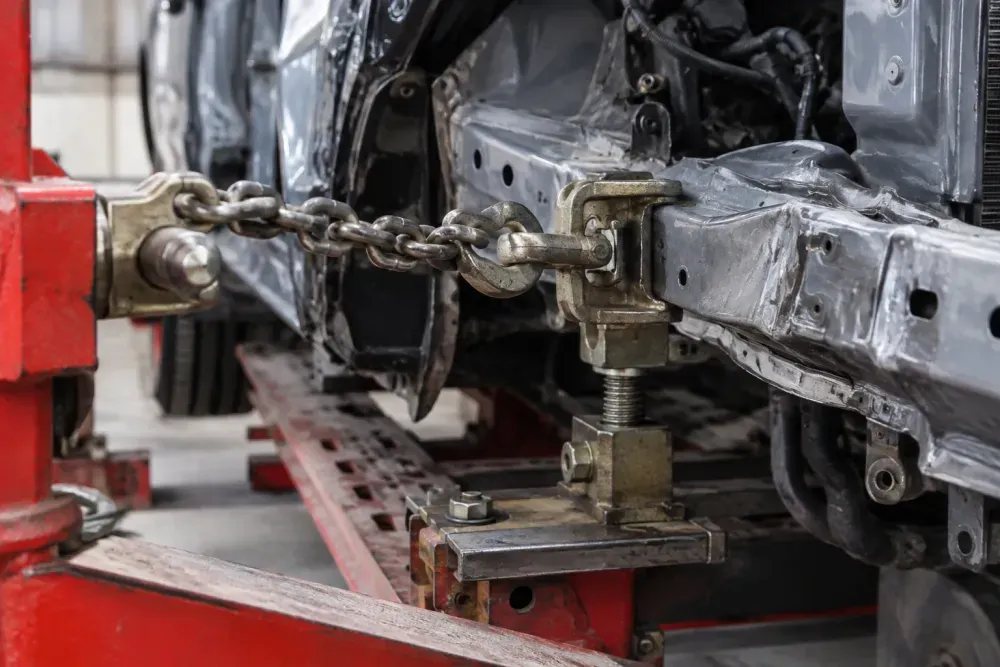 Frame Straightening at On Point Auto Body, Valley Glen, CA
